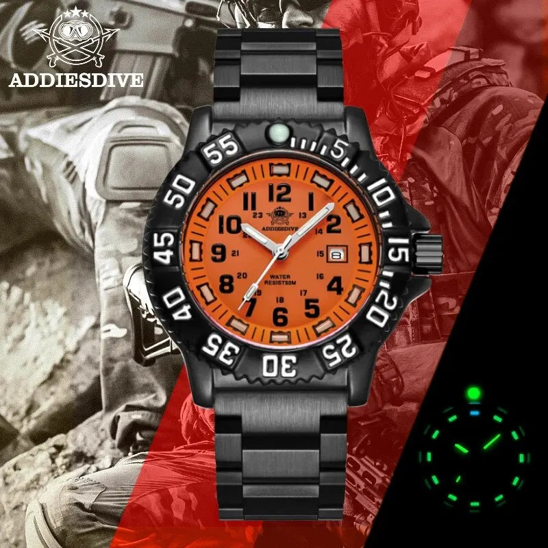 Addies - Relógio Militar Masculino Multifuncional