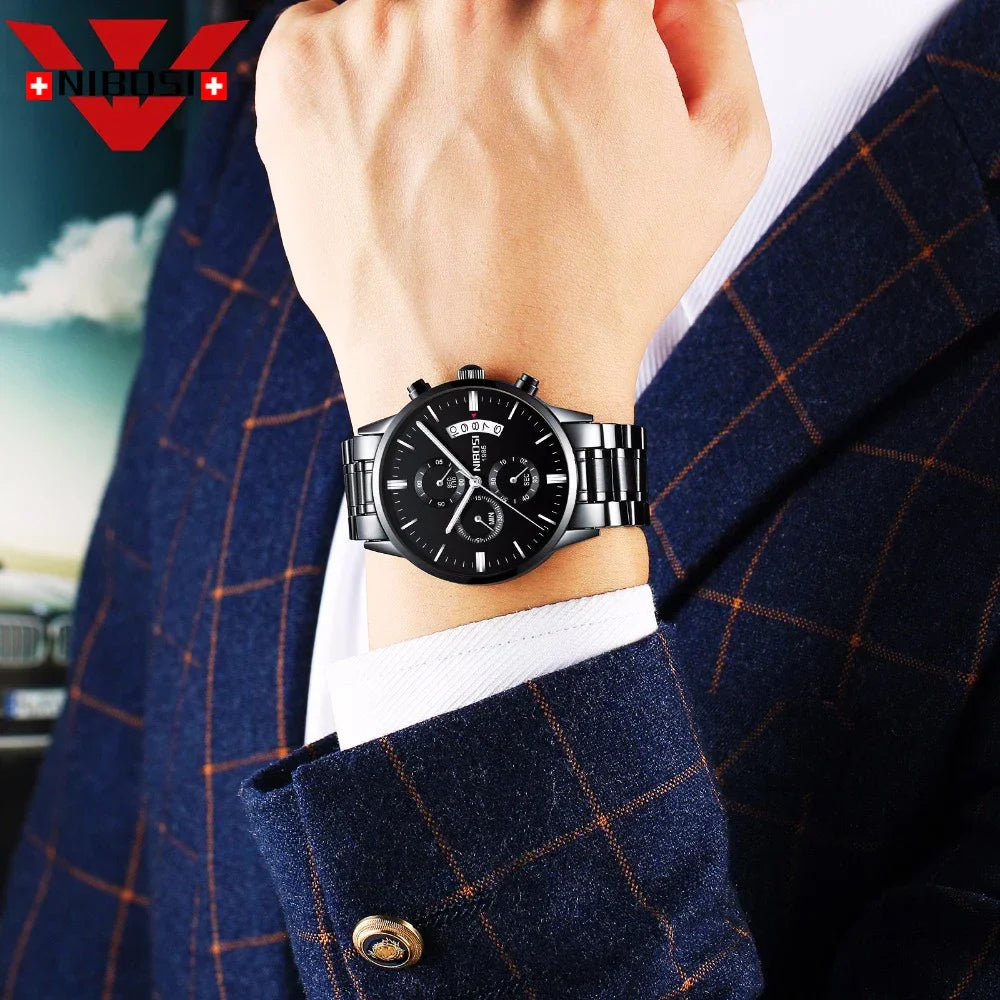 Relógio de Pulso Masculino NIBOSI 2309